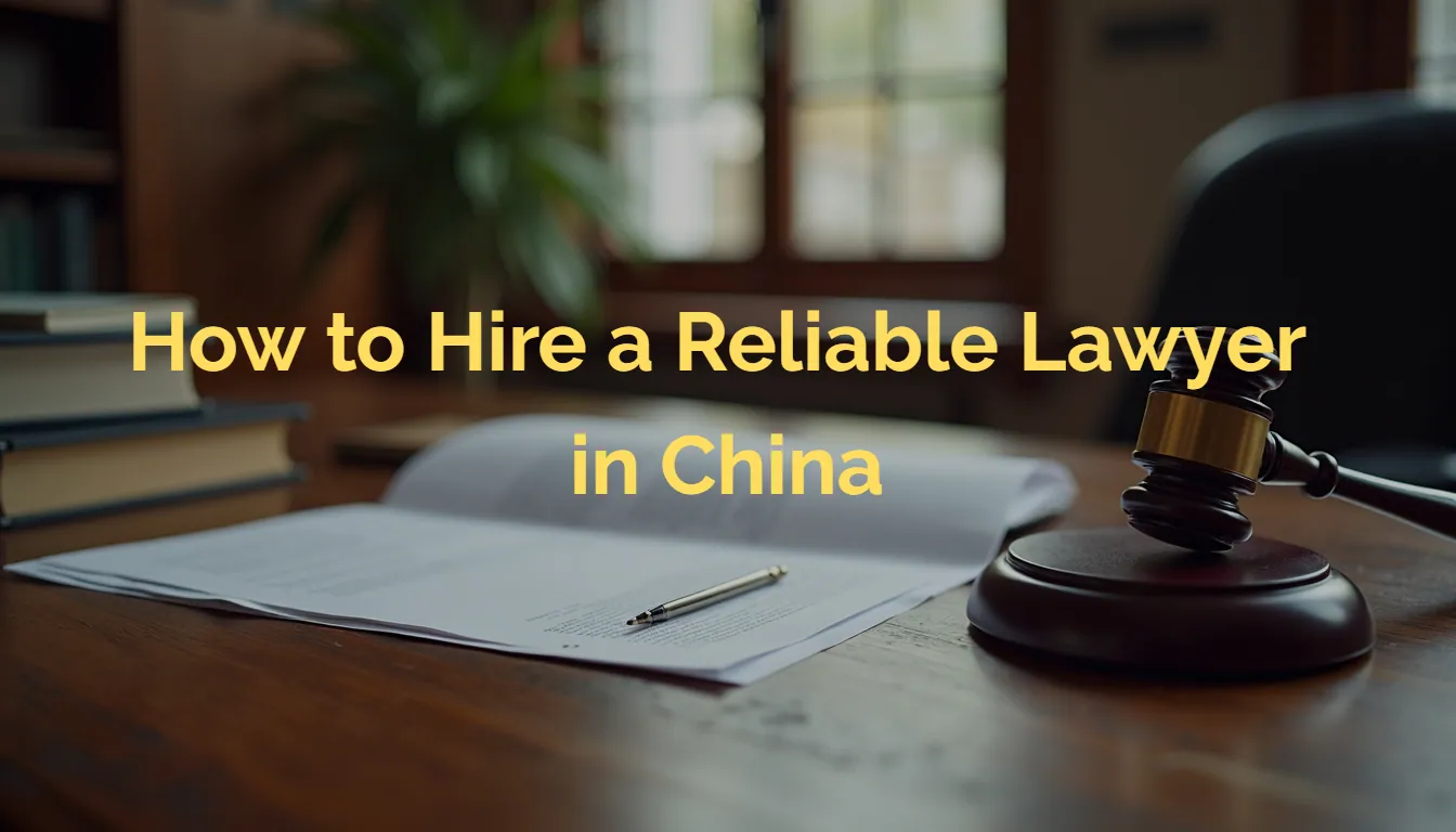 How to Hire a Reliable Lawyer in China