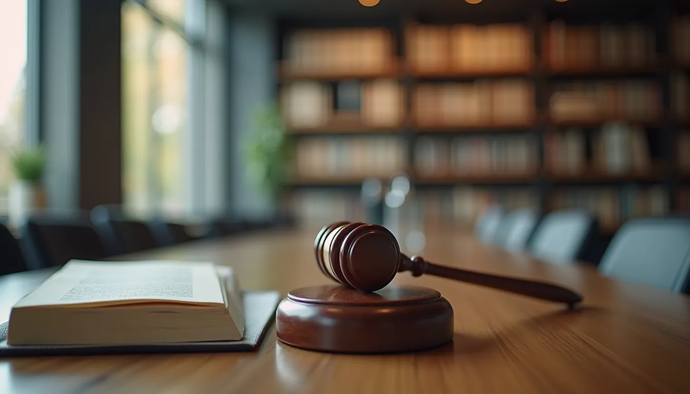 Close-up view of legal books on international trade
